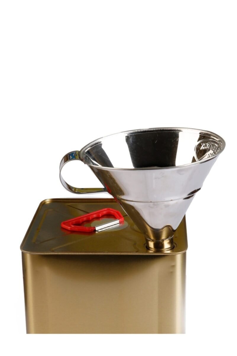 Bal Süzgeci Huni - Paslanmaz Metal - Görsel 3